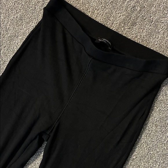 Naked Wardrobe Black Women's Flare Pants - Stretch High-Rise - Picture 2 of 6